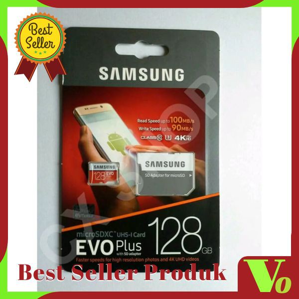 Samsung MicroSD 128GB EVO PLUS 100MBs Micro SD Card Samsung 128 gb