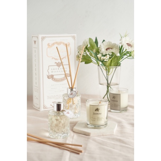 [BUNDLE] - 2 REED DIFFUSER/PEWANGI RUANGAN &amp; SCENTED CANDLE GIFT SET