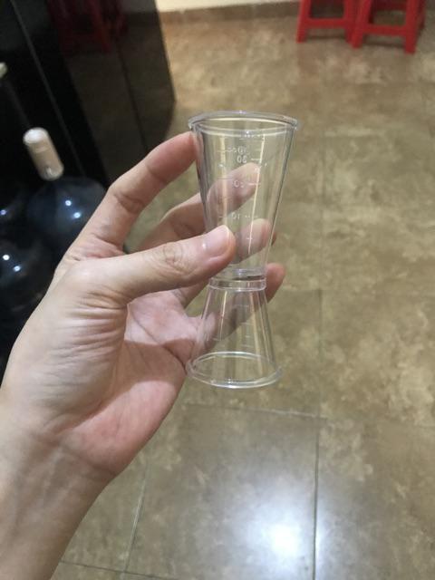 Acrylic Cocktail Jigger - Meassure Cup - Gelas Takar Acrylic