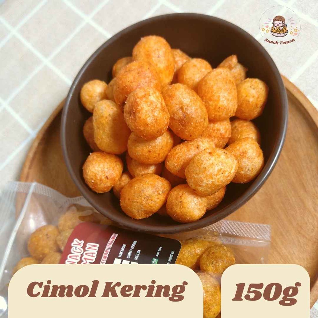 

Cimol Kering / Emplod / Endog Lewo 150g Renyah - Snack Teman