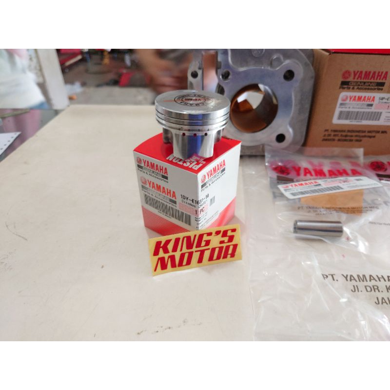 BLOK SEHER, PISTON KIT MIO J,SOUL GT,FINO FI, XRIDE ASLI YAMAHA