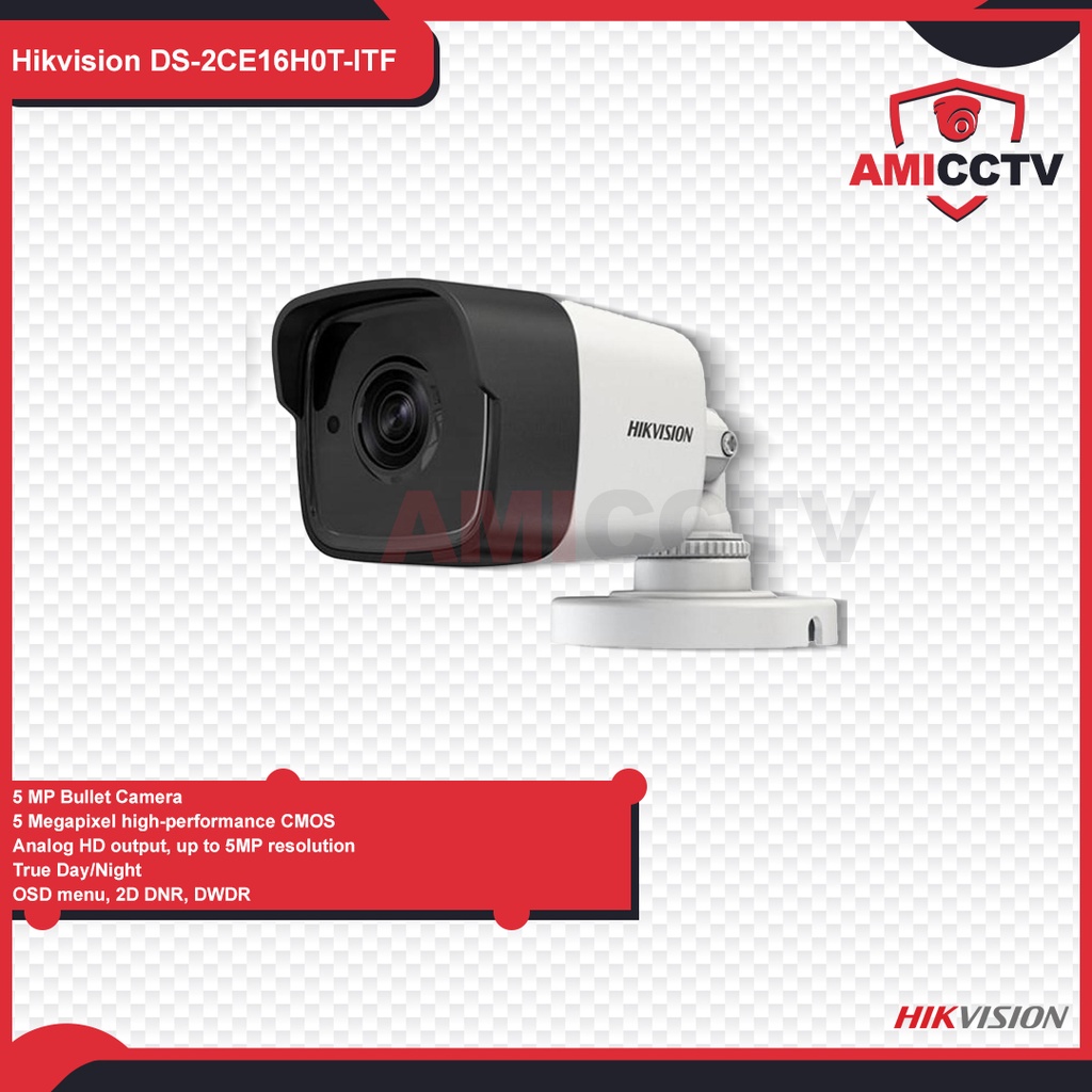 EXIR ECO Series Camera CCTV Hikvision 5MP Outdoor DS-2CE16H0t-ITF