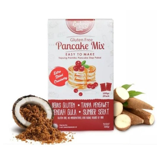 Ladang lima pancake mix 220 gr premix waffle dan pancake