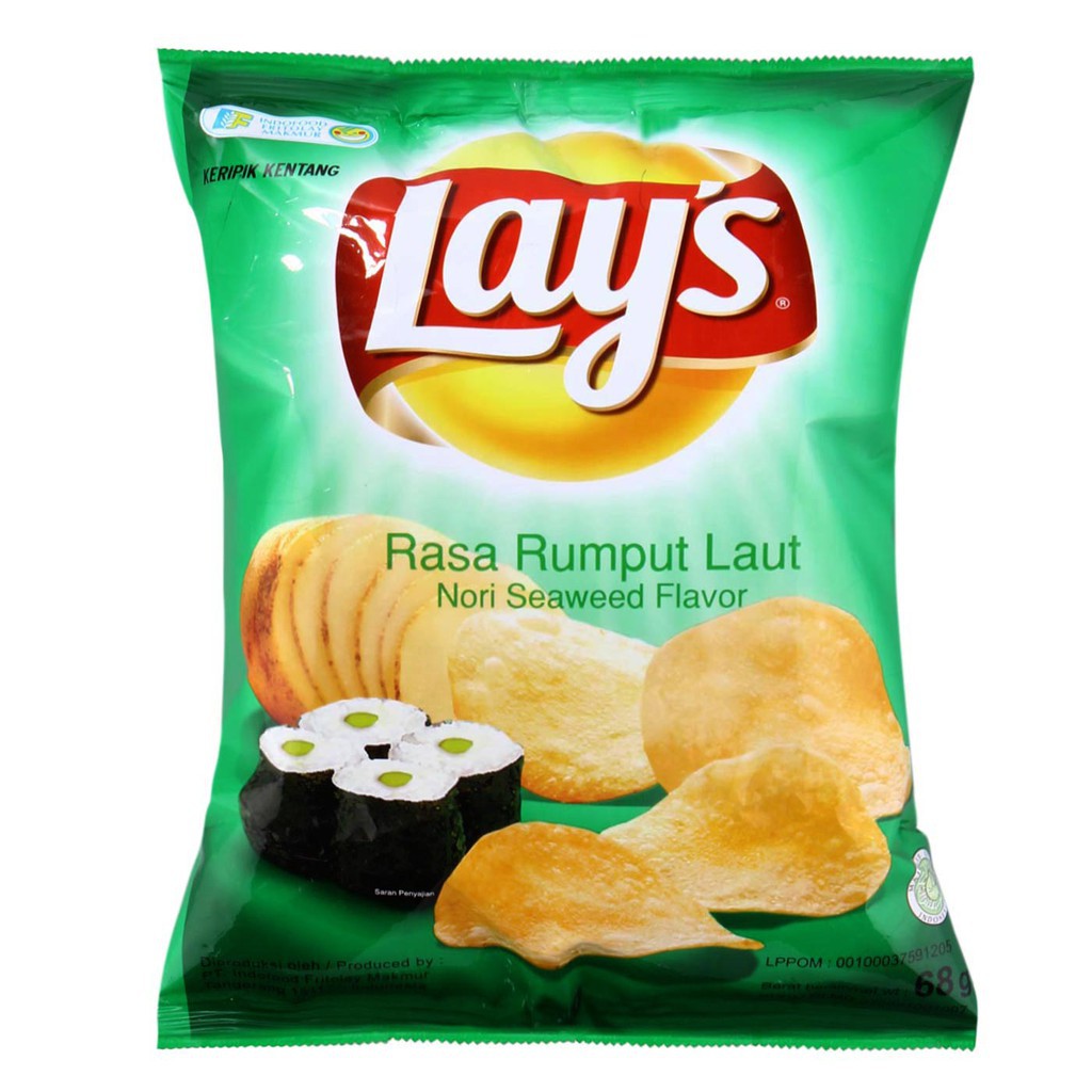 Jual Lays Snack Rasa Rumput Laut Keripik Shopee Indonesia