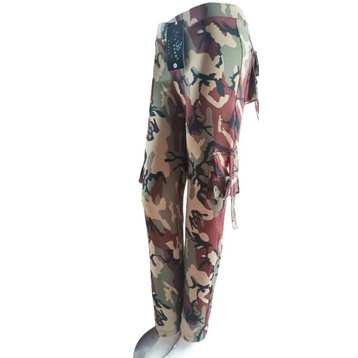 celana senam wanita jumbo/pdl/senam kargo wanita/celana panjang/celana panjang kantong/bawahan olahraga/Cod/bayar di tempat/siap dikirim/celana kantong wanita/terlaris/terpopuler-loreng armi merah