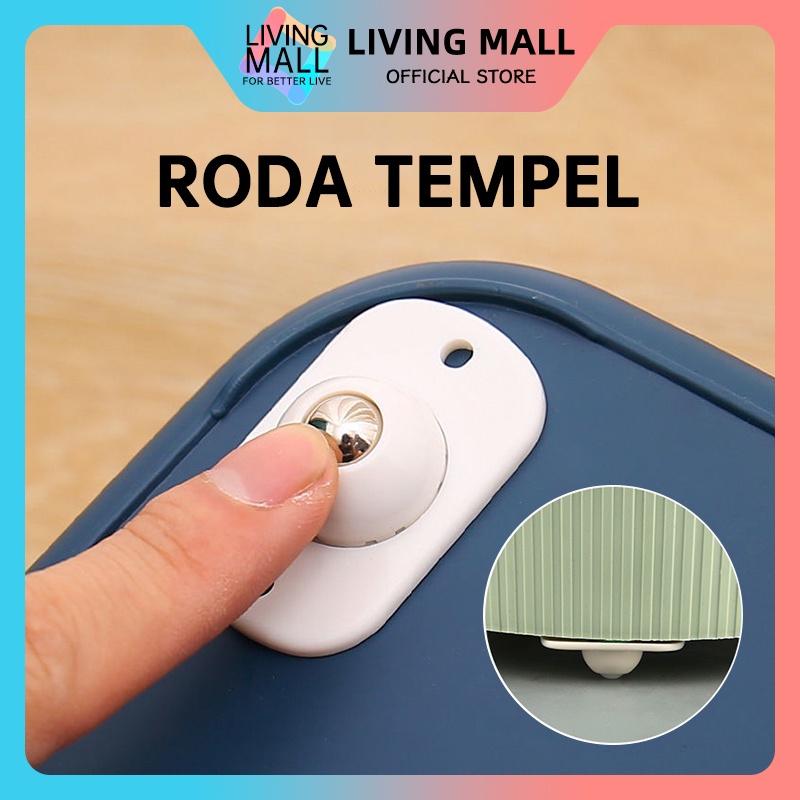 Roda Universal Tempel 360° Stainless Serbaguna / Roda Caster Kecil Troly / Roda Troli Mini / Roda Fu