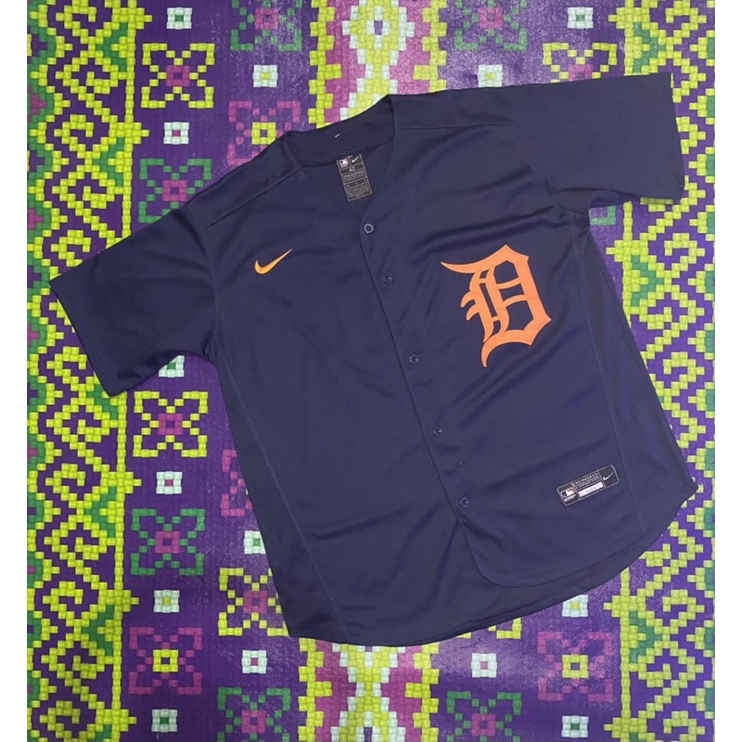 Jersey MLB Detroit Tigers Second