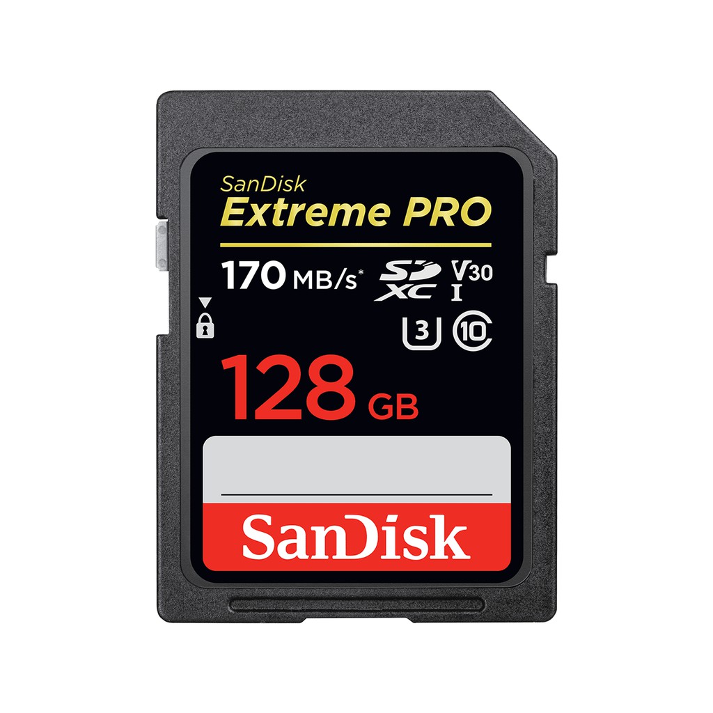 SD Card SanDisk UHS-I SDH SDX SanDisk Extreme PRO 128GB 170 Mb/s Original