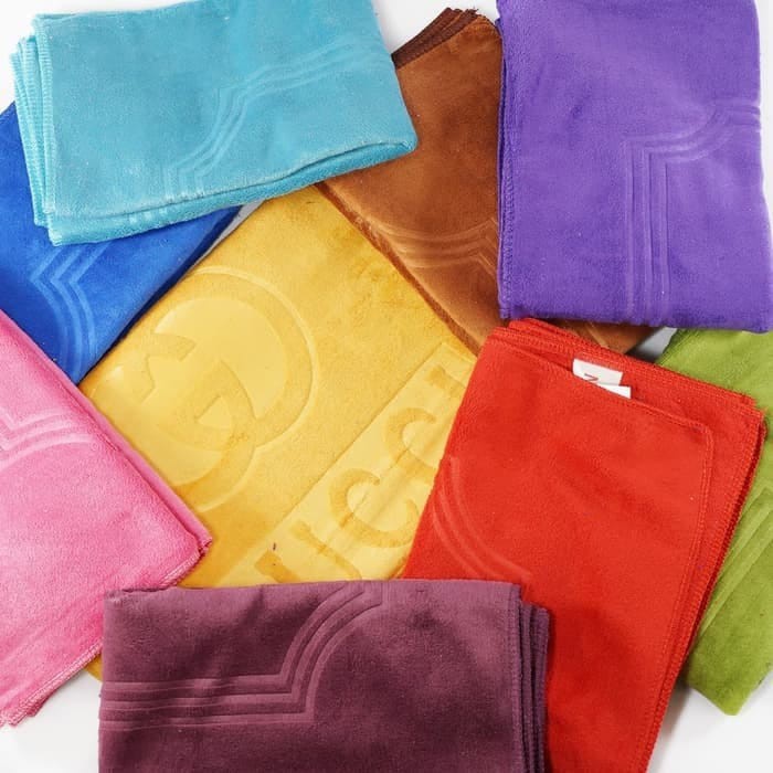 JH Handuk Bayi Microfiber Motif Aplikasi Sport Tebal 35x75 cm Paling Murah-POLOS