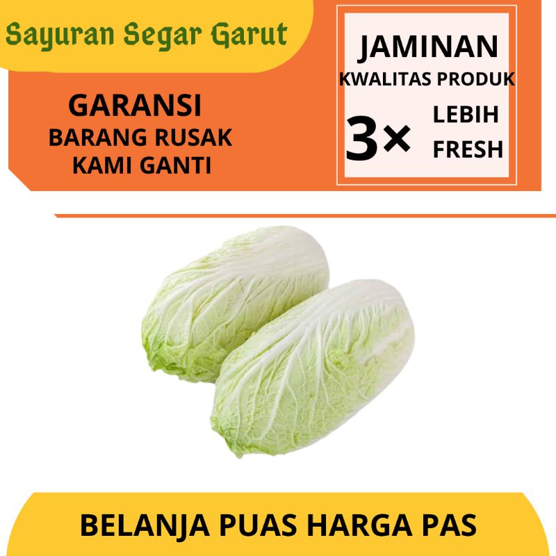 

Sawi Putih/Pecay Sayuran Segar Garut 500gr