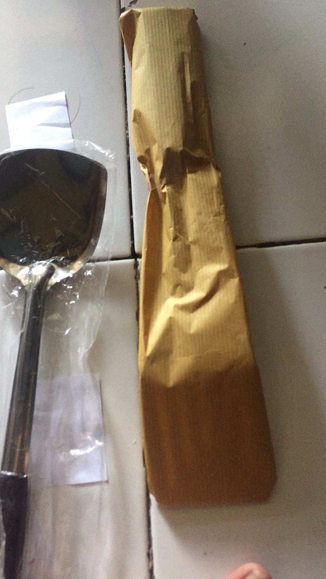 Spatula Kipas Stainless Gagang Merah / Sodet Kipas Sutil Murah