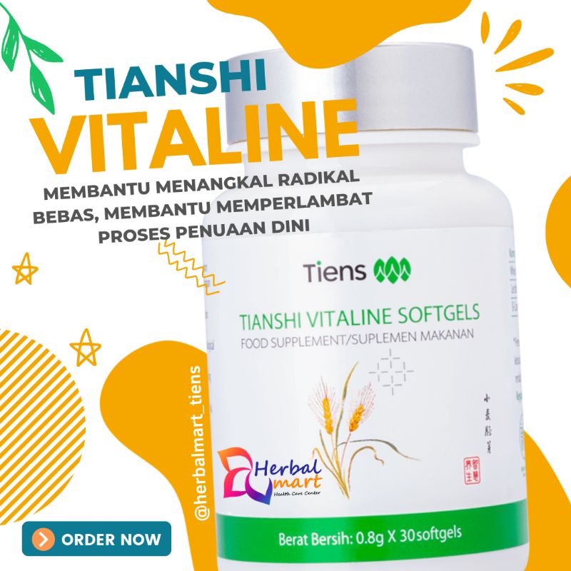 PENCERAH BADAN VITALINE SOFTGEL / PENGHILANG BEKAS LUKA / BPOM / OBAT PEMUTIH / HERBAL PENCERAH TUBU
