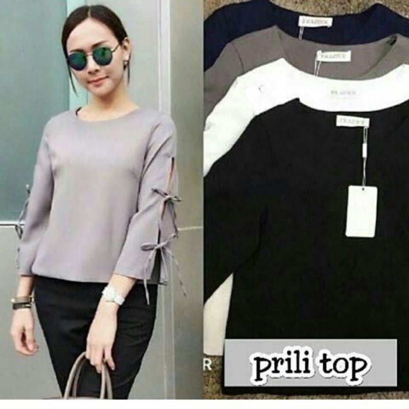 Prili top atasan wanita blouse fashion remaja wanita