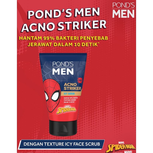 Ponds Men Acno Striker | Oil Crusher Facial Foam