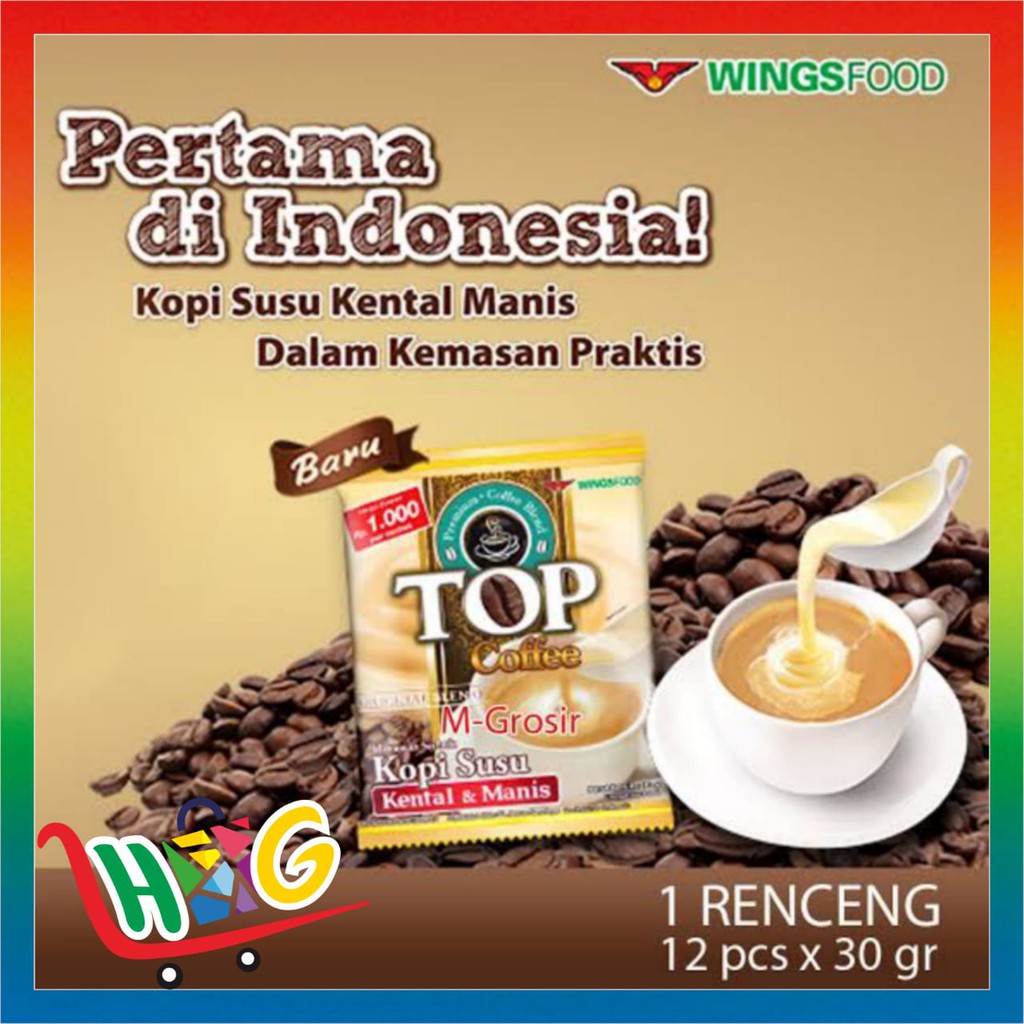 Top Coffee Susu Kental Manis 22 gram