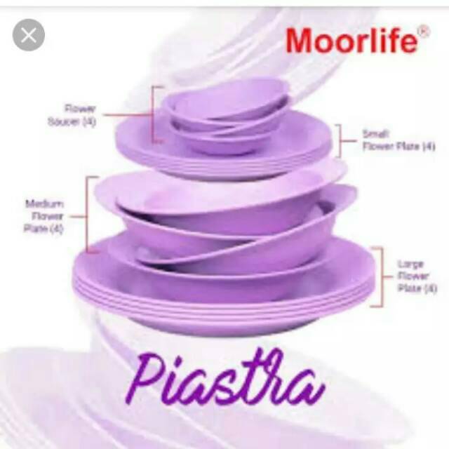 Set Piring Moorlife Piastra Promo