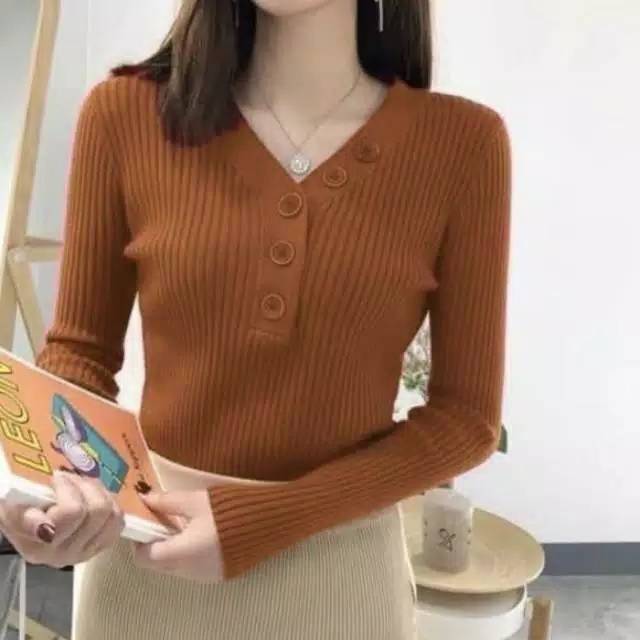 EOA TW Top Rajut Yoana Knit