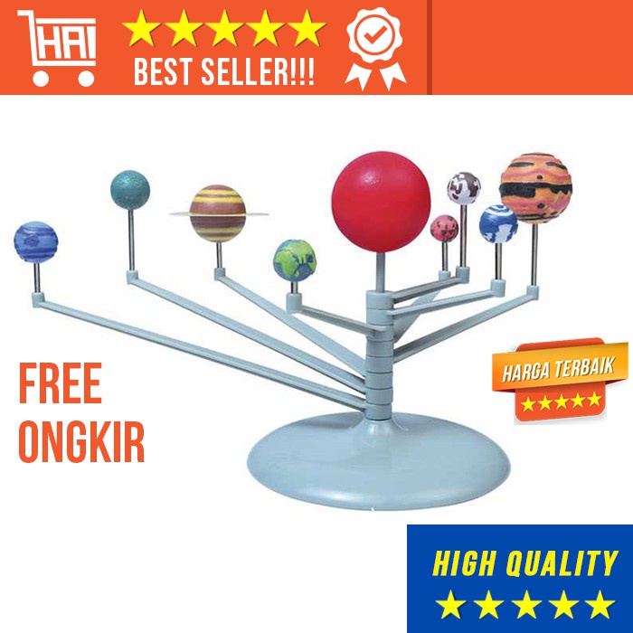 #1 DEKORASI TATA SURYA MINIATUR 9 PLANET MAINAN EDUKASI PAJANGAN EDUKATIF MINIATUR PENDIDIKAN TATASURYA