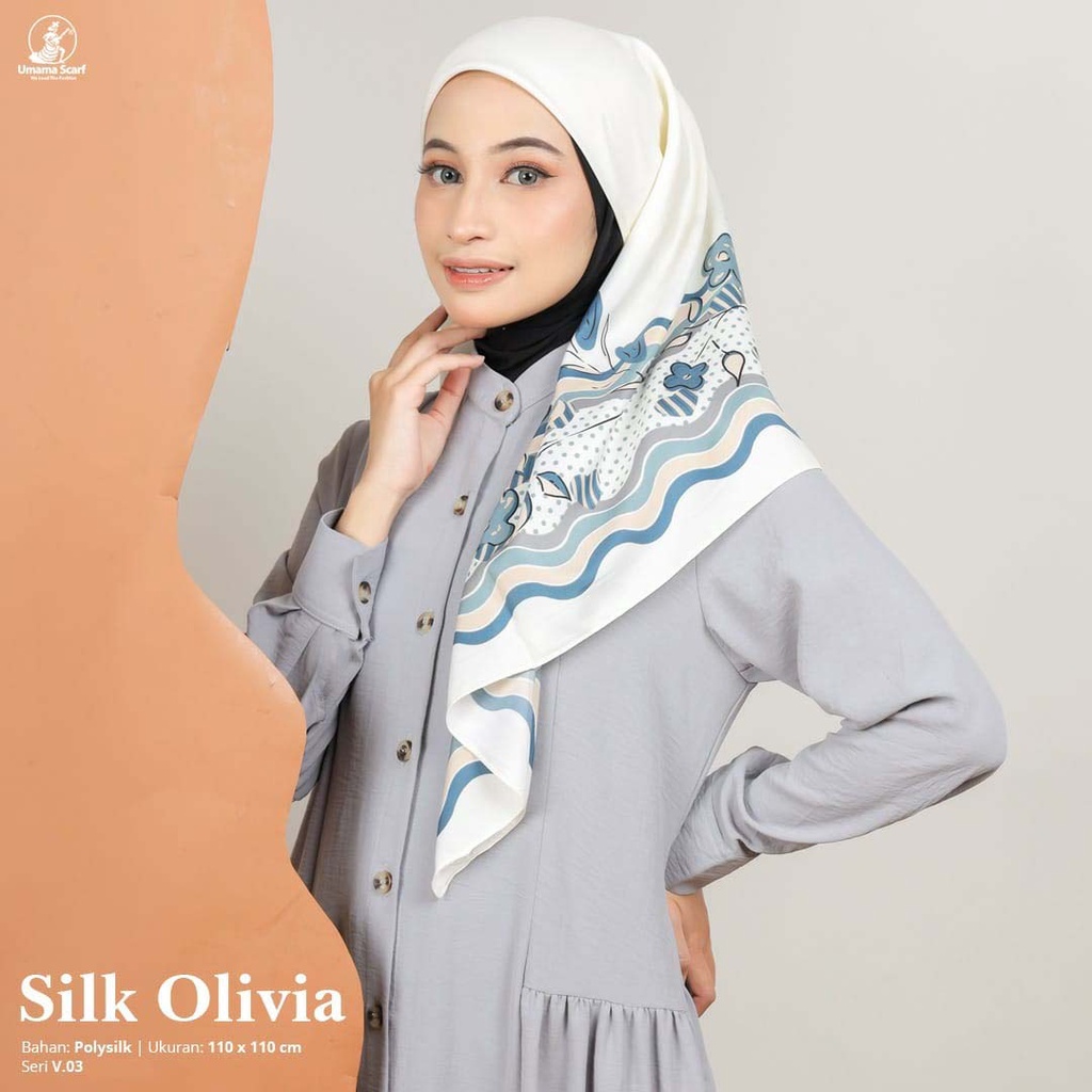 Segiempat UMAMA Silk Olivia Part C