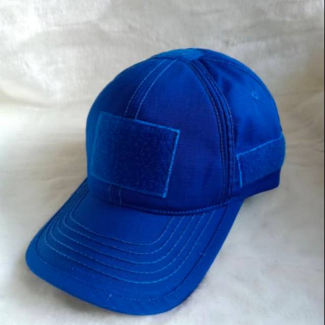 Topi Velcro Tactical Biru Topi Tactical