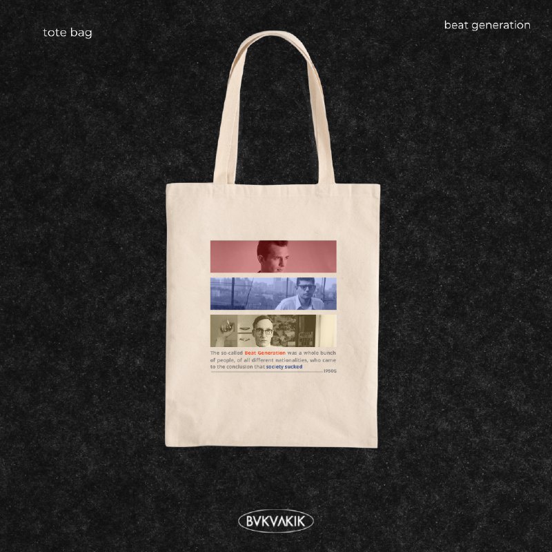 Tote Bag Beat Generation