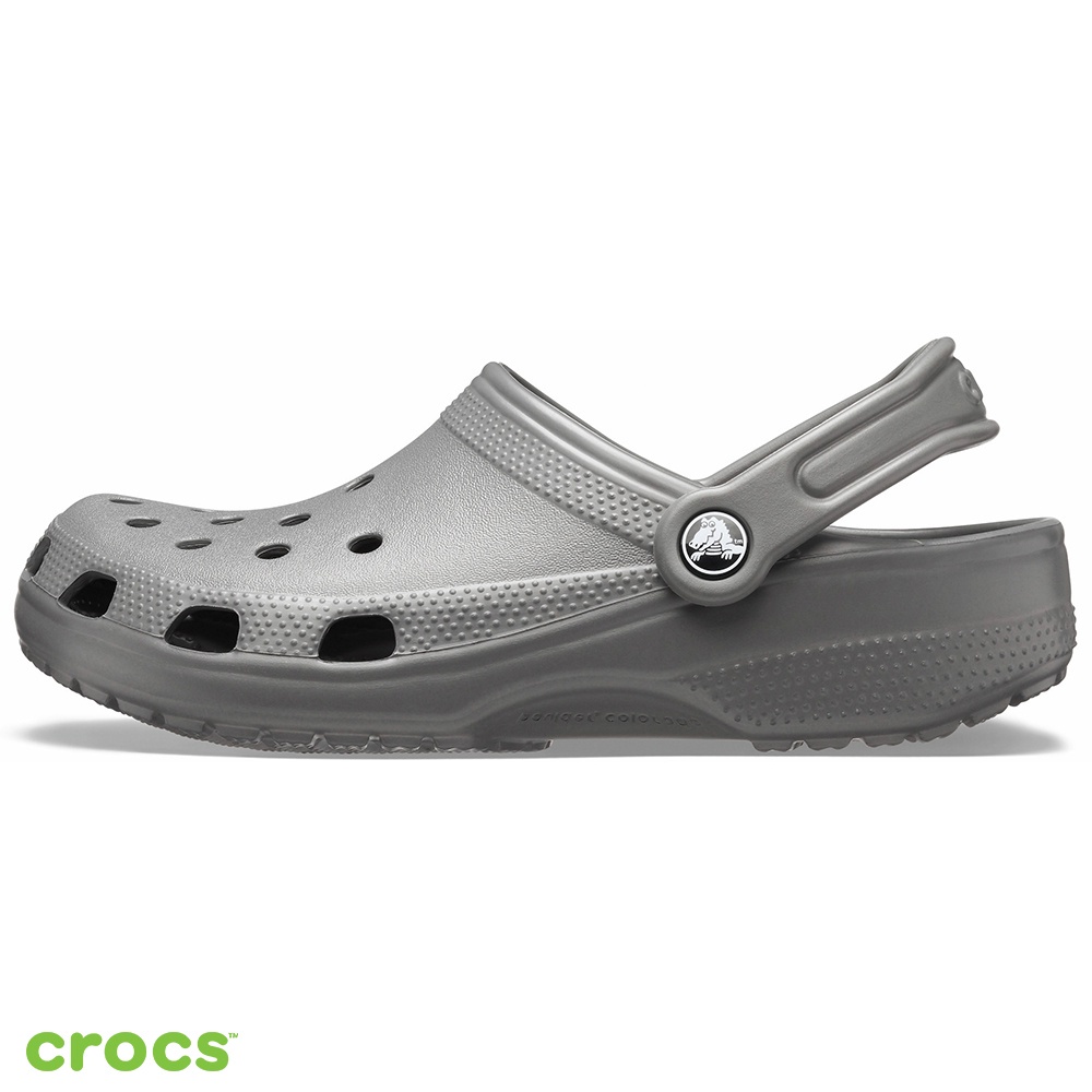 Crocs Classic Clog / Sandal Pria dan Wanita / Slop Unisex  / Crocs Unisex / Sandal Unisex / Sandal Tahan Air - GRAY -10001-0DA