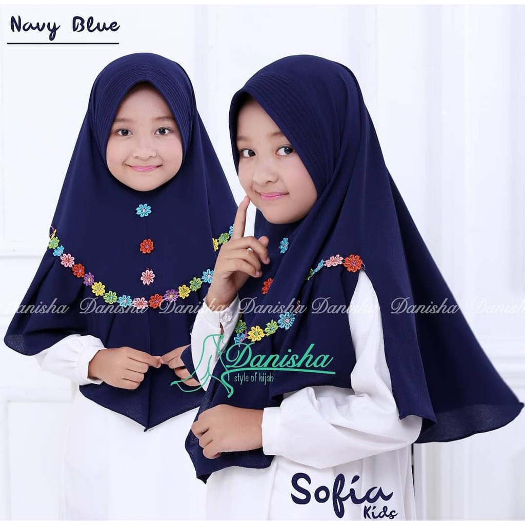 Jilbab Anak AMIRA MELATI Allsize 3-6 Tahun Hijab Instan Anak Terbaru Kerudung Anak Perempuan