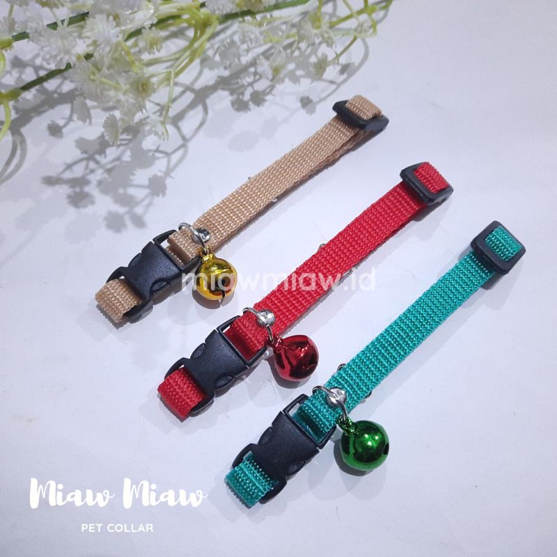 Kalung Kucing Lonceng 14mm by Miaw Miaw