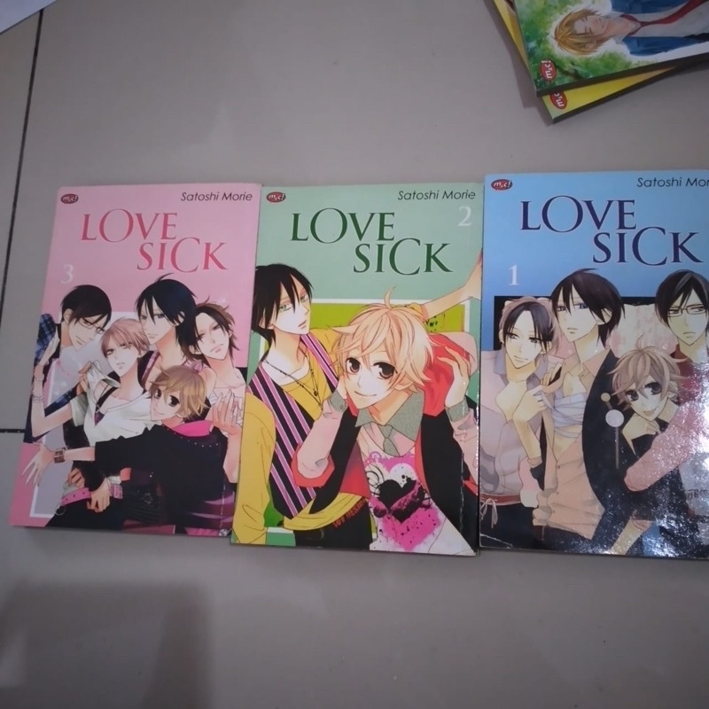 Komik Love Sick Vol 1-3 SET