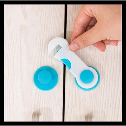 PENGAMAN LACI LEMARI  PINTU PERABOTAN DARI BAYI  LOCK BAND 
