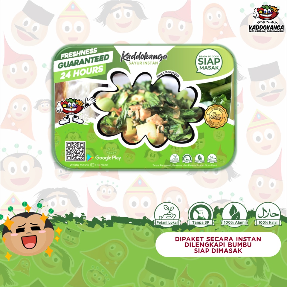 

Sayur Orak Arik Sawi Hijau Instan