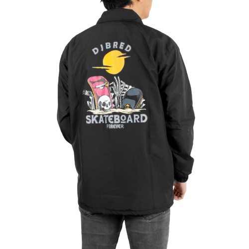 Jaket Coach SKATEBOARD FOREVER – Black Edition Fashion Trendy Casual Pria Good Brand Quality Stylish