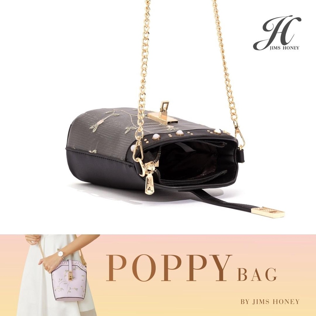 Jims Honey Poppy Bag Tas Selempang Mini Wanita Kecil Fashion Korea Casual Import Jimshoney