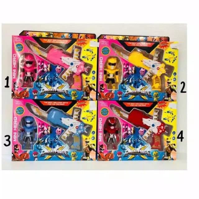 Mainan pedang force robot x mini 026B