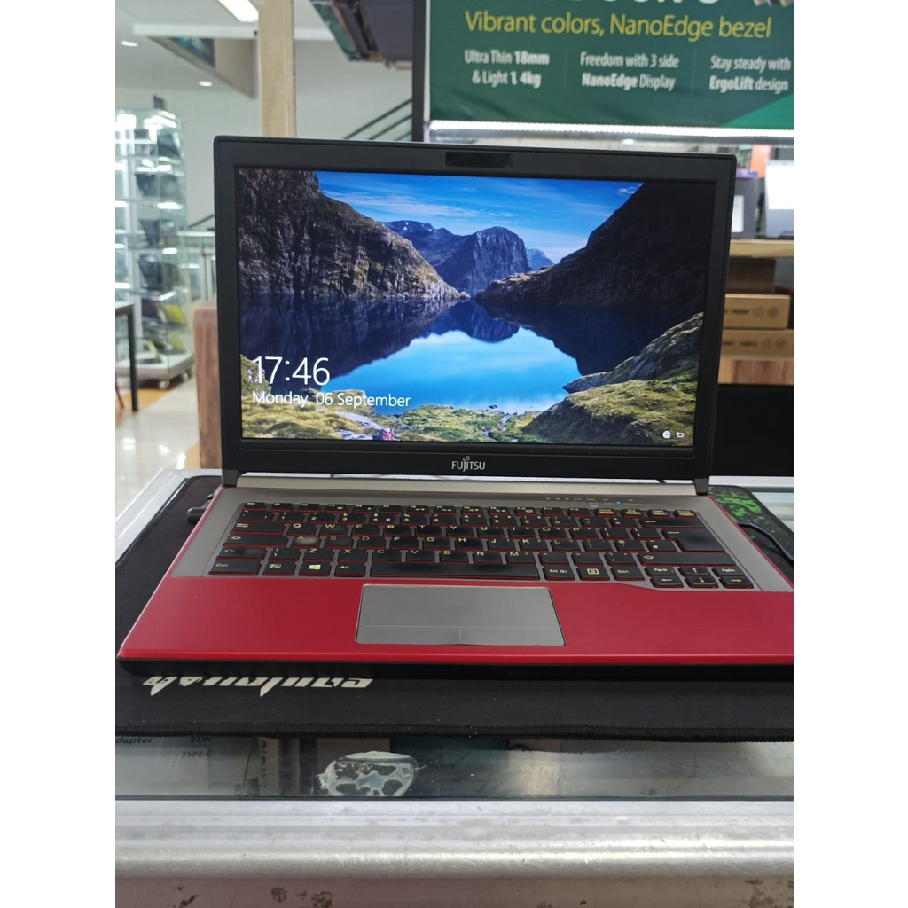 leptop laptop fujitsu lifebook core i5 bagus murah second