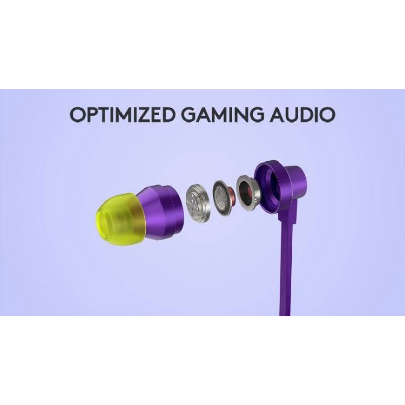 Logitech G333 In-Ear Earphone Gaming with Type C Adapter ORIGINAL