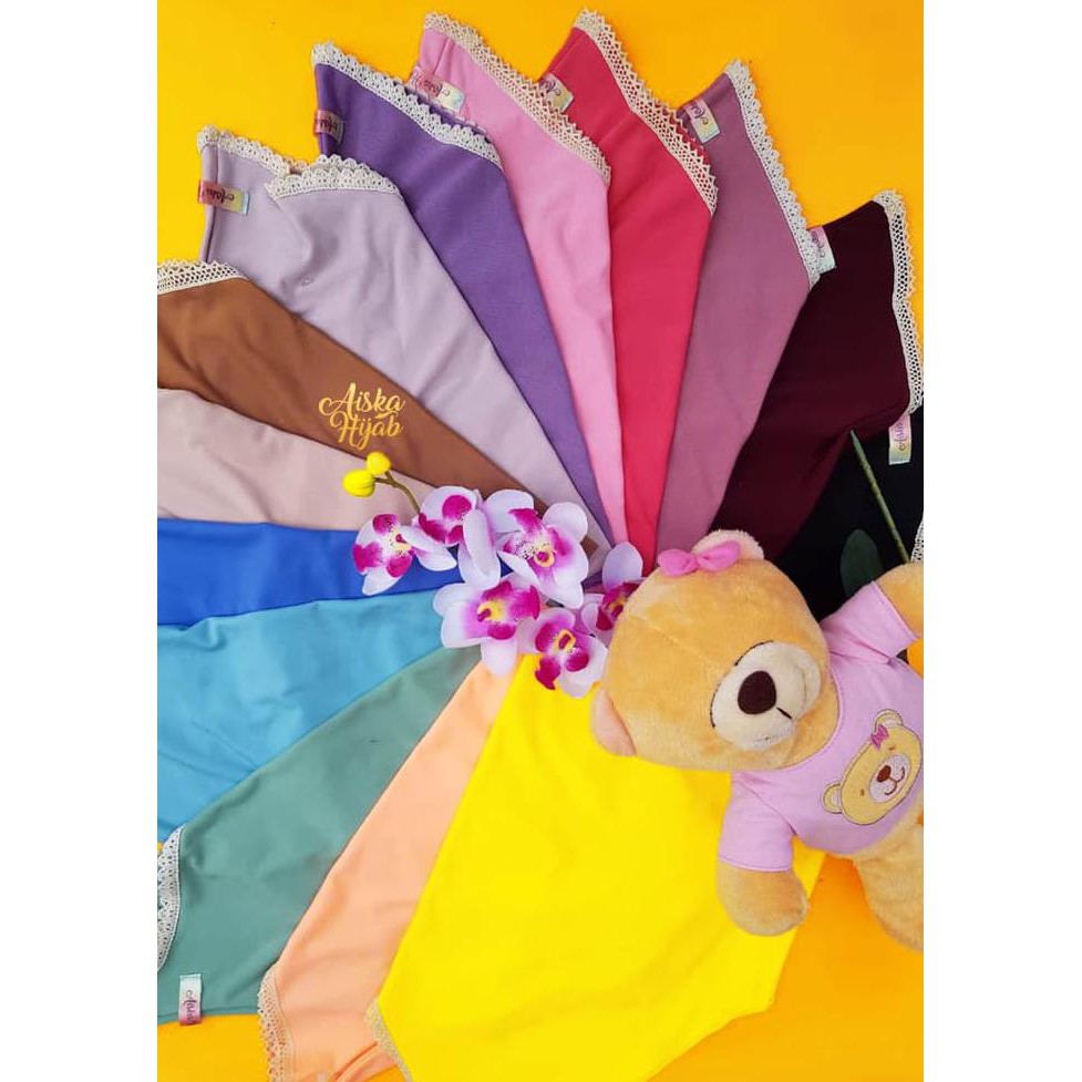 ANEKA TUNIK KERUDUNG ANAK / JILBAB BAYI / JILBAB ANAK / KERUDUNG BAYI / NEW BORN - HIJAU VC1