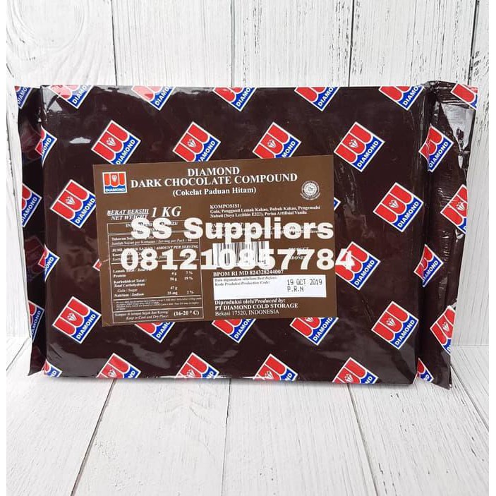 

Toko-Bahan-Kue- Diamond Dark Compound Chocolate 1 Kg, Best Seller! -Terlengkap-Termurah-Dijamin.