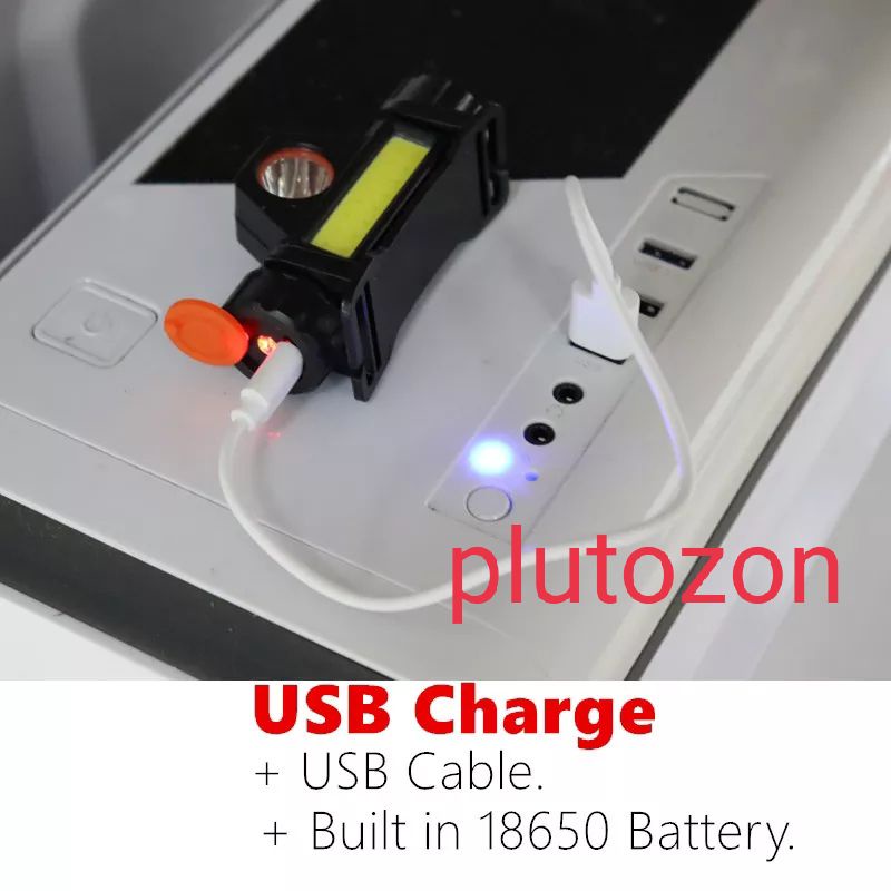 HEADLAMP Senter Kepala Led Cree dan Lampu COB Super Terang