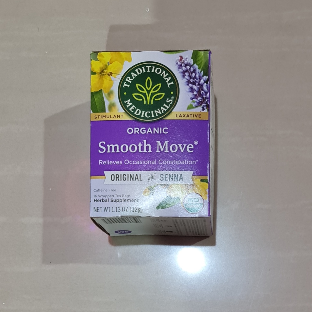 Teh Traditional Medicinals Organic Smooth Move Original Senna 16 x 2 Gram