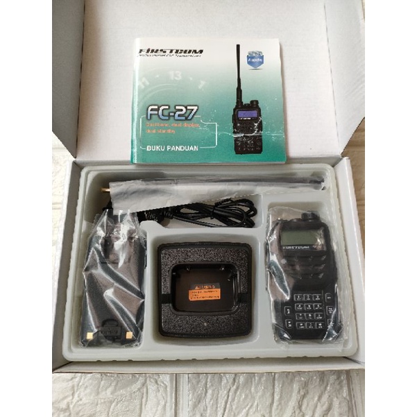 HT Firstcom FC 27 Dual Band VHF/UHF Garansi 1 Tahun Walkie talkie / H T Fistcom FC27 DualBand Handy talky / Hate FC-27 Dual-band Radio Komunikasi Walky talky Handie talkie