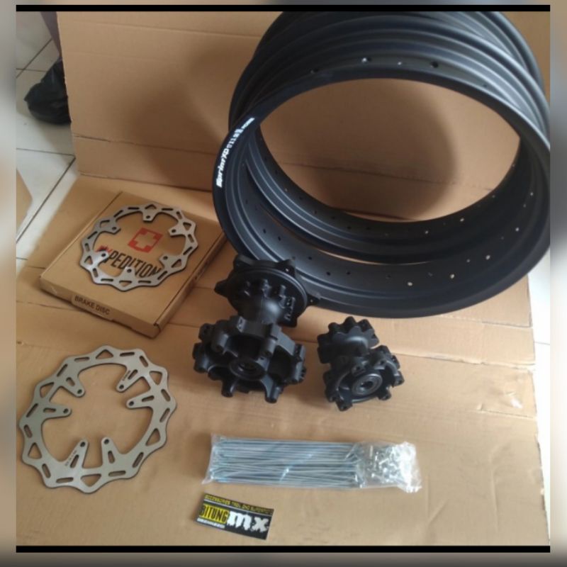 velg set tromol WR 155 Supermoto expedition velg rosi