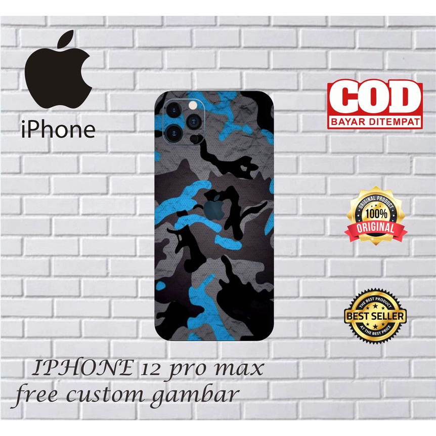 GARSKIN/STICKER HANDPHONE IPHONE 12 PRO MAX CUSTOM