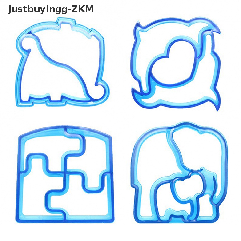 Set Cetakan Pemotong Makanan Roti Panggang Sandwich Untuk Anak