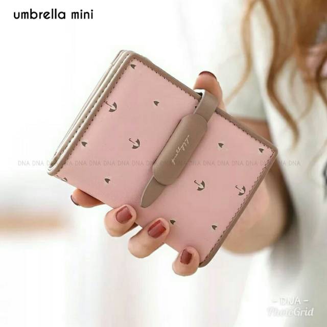 Dompet Wanita Lipat Mini PAYUNG UMBRELLA Size Kecil / Dompet Imut Murah