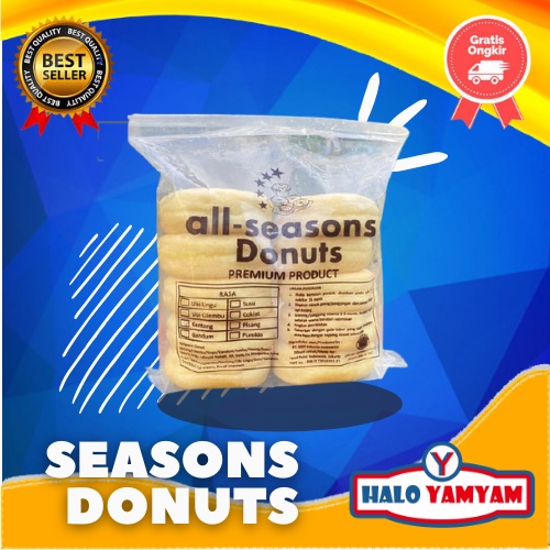 

KUE DONAT DONUT ALL SEASONS ROTI KUE MAKANAN MINUMAN KUE KUE ROTI DONAT FROZEN FOOD ANAK GIZI SEHAT