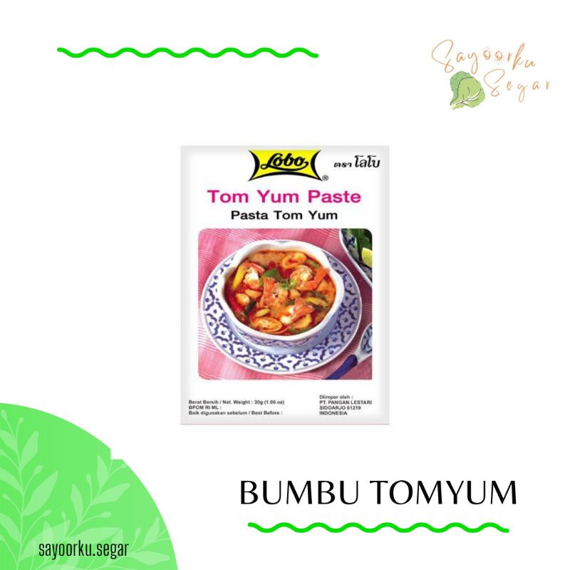 

Bumbu tomyam / pasta tomyum tom yum lobo