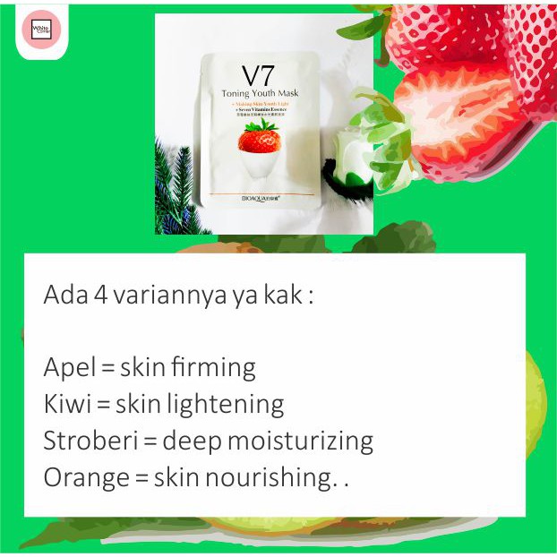Masker V7 Deep Hydration Bioaqua Meskari