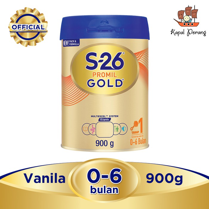 S26 Gold Tahap 1 900 gram Susu Bayi