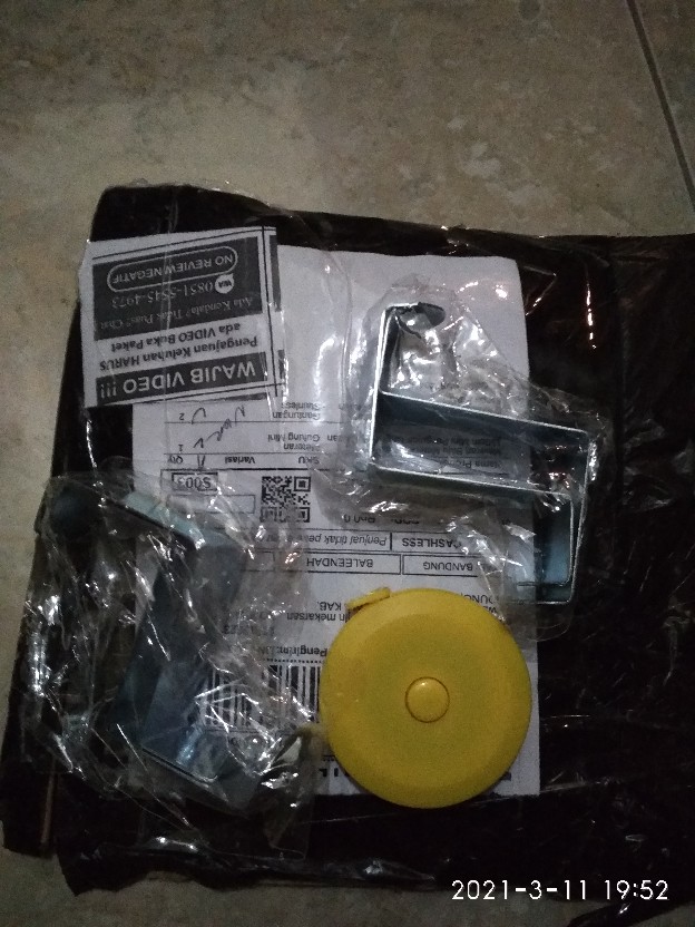 Gantungan Hook Pintu Laci Sekat Stainless Steel 2pcs Anti Karat Murah Tanpa Paku